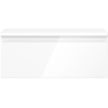 Mexen Orio Badezimmerschrank für Waschtisch 60 cm mit Arbeitsplatte, 1 Schublade, weiß glänzend - 91A10-06023-1-BFC00