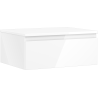 Mexen Orio Badezimmerschrank für Waschtisch 60 cm mit Arbeitsplatte, 1 Schublade, weiß glänzend - 91A10-06023-1-BFC00