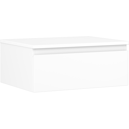 Mexen Orio szafka łazienkowa podumywalkowa 60 cm z blatem, 1 szuflada, biała mat - 91A10-06023-1-BFC01