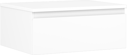 Mexen Orio armário de casa de banho de 60 cm com bancada, 1 gaveta, branco mate - 91A10-06023-1-BFC01