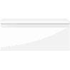 Mexen Orio meuble de salle de bains sous-lavabo 60 cm avec plateau, 1 tiroir, blanc mat - 91A10-06023-1-BFC01