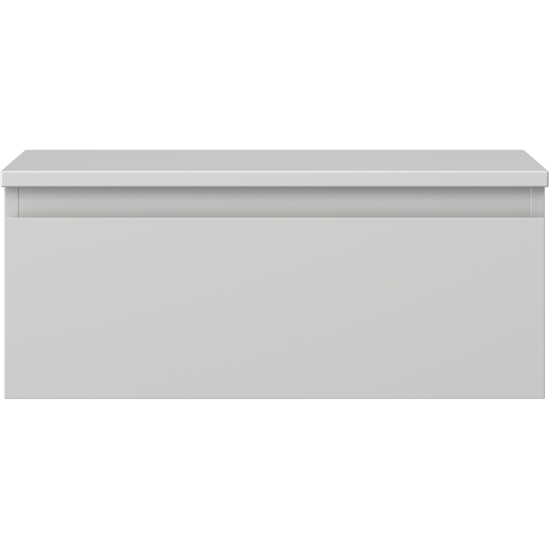 Mexen Orio meuble de salle de bain sous-vasque 60 cm avec plateau, 1 tiroir, gris mat - 91A10-06023-1-BFC62