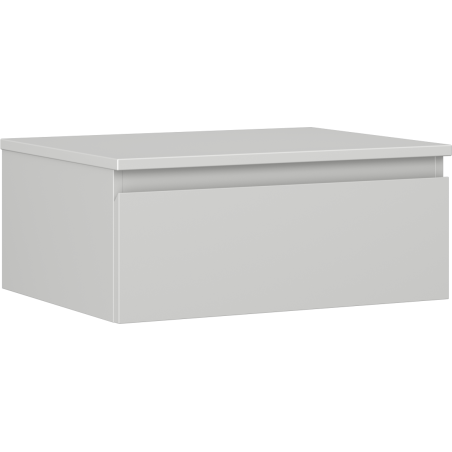 Mexen Orio Badezimmerschrank, 60 cm mit Arbeitsplatte, 1 Schublade, Grau matt - 91A10-06023-1-BFC62
