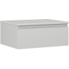 Mexen Orio Badezimmerschrank unter Waschbecken 60 cm mit Arbeitsplatte, 1 Schublade, graumatt - 91A10-06023-1-BFC62