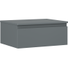 Mexen Orio Badezimmerschrank für Waschbecken 60 cm mit Arbeitsplatte, 1 Schublade, Graphit matt - 91A10-06023-1-BFC66