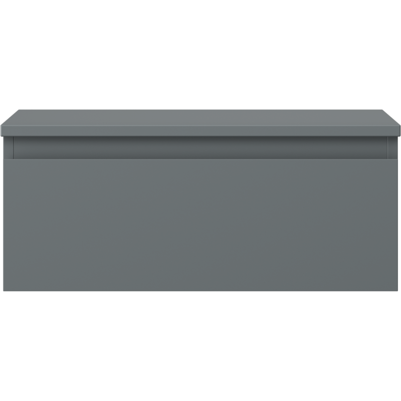 Mexen Orio badkamerkast onder wasbak 60 cm met blad, 1 lade, mat grafiet - 91A10-06023-1-BFC66