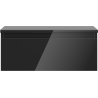 Mexen Orio Badezimmerschrank 60 cm mit Arbeitsplatte, 1 Schublade, schwarz glänzend - 91A10-06023-1-BFC70