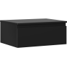Mexen Orio szafka łazienkowa podumywalkowa 60 cm z blatem, 1 szuflada,  czarna mat - 91A10-06023-1-BFC71