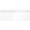 Mexen Orio Badezimmerunterschrank 70 cm mit Arbeitsplatte, 1 Schublade, weiß glänzend - 91A10-07023-1-BFC00