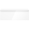 Mexen Orio meuble de salle de bain sous lavabo 70 cm avec plateau, 1 tiroir, blanc brillant - 91A10-07023-1-BFC00