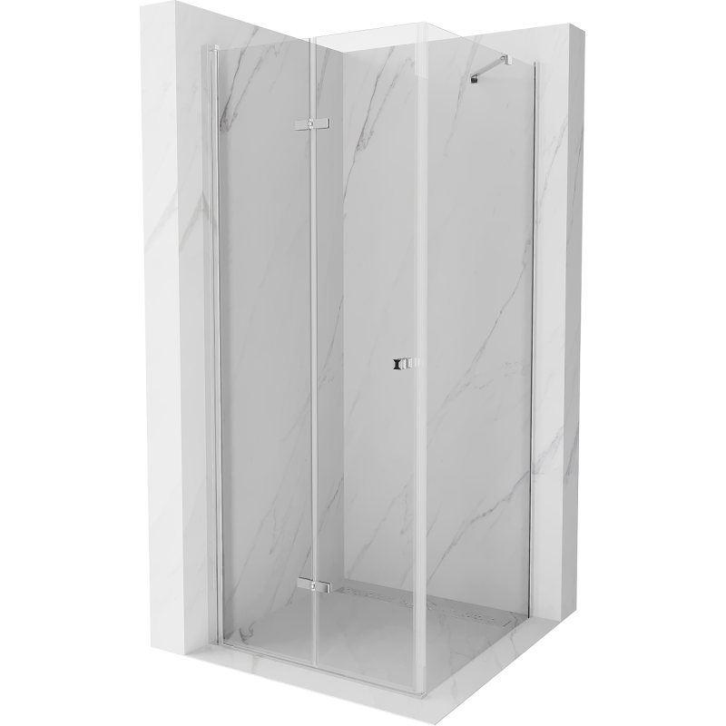 Mexen Lima cabine de douche pliante 70 x 70 cm, transparent, chrome - 856-070-070-01-00
