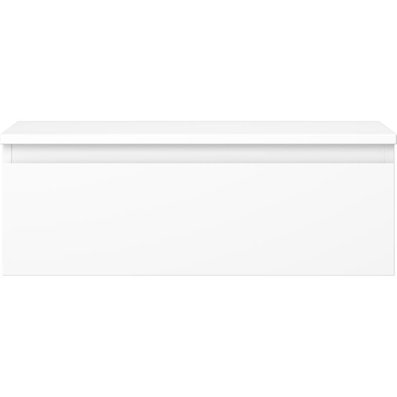 Mexen Orio bathroom cabinet for washbasin 70 cm with countertop, 1 drawer, white matt - 91A10-07023-1-BFC01