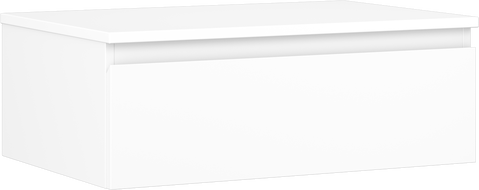 Mexen Orio mobile da bagno sottolavabo 70 cm con piano, 1 cassetto, bianco opaco - 91A10-07023-1-BFC01