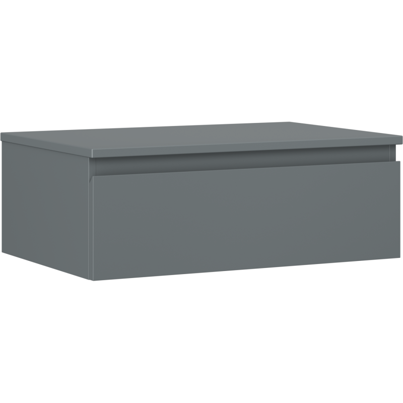 Mexen Orio armadietto da bagno sotto lavabo 70 cm con piano, 1 cassetto, grafite opaco - 91A10-07023-1-BFC66