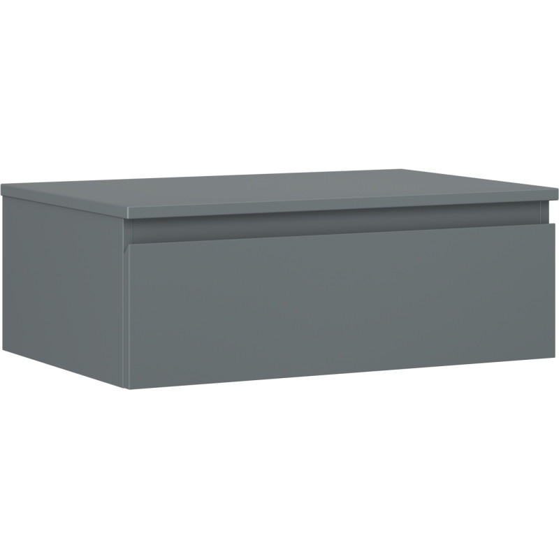 Mexen Orio kupaonski ormarić ispod umivaonika 70 cm s pločom, 1 ladica, mat grafit - 91A10-07023-1-BFC66