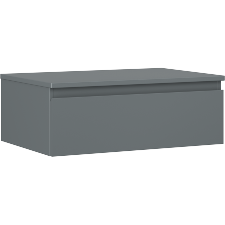 Mexen Orio badkamerkastje voor wastafel 70 cm met blad, 1 lade, mat grafiet - 91A10-07023-1-BFC66