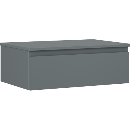 Mexen Orio szafka łazienkowa podumywalkowa 70 cm z blatem, 1 szuflada, grafit mat - 91A10-07023-1-BFC66