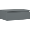 Mexen Orio badkamerkastje voor wastafel 70 cm met blad, 1 lade, mat grafiet - 91A10-07023-1-BFC66