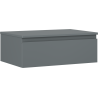 Mexen Orio meuble de salle de bain sous lavabo 70 cm avec plateau, 1 tiroir, graphite mat - 91A10-07023-1-BFC66