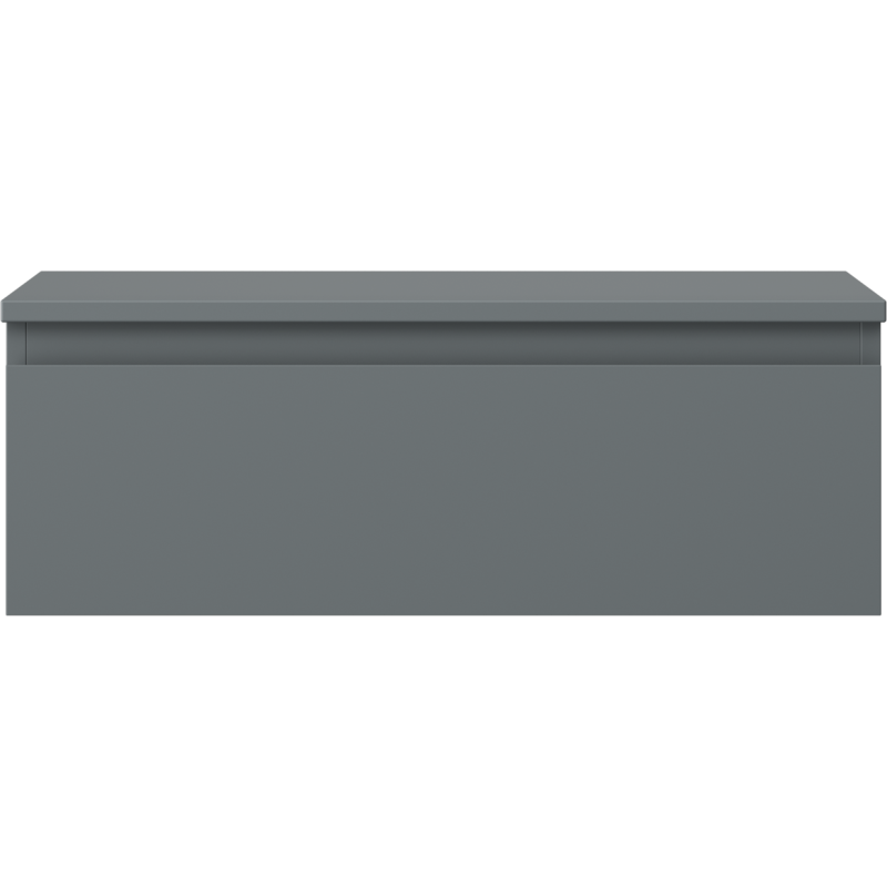 Mexen Orio Badezimmer-Unterschrank 70 cm mit Arbeitsplatte, 1 Schublade, Graphit matt - 91A10-07023-1-BFC66