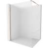 Mexen Kioto douchewand Walk-in 90 x 200 cm, matglas 8 mm, roze goud - 800-090-101-60-30