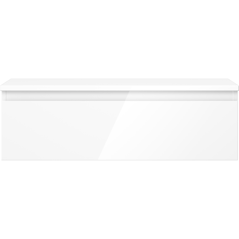 Mexen Orio badkamerkastje 80 cm met blad, 1 lade, witte glans - 91A10-08023-1-BFC00