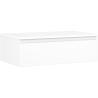 Mexen Orio gabinete de baño bajo lavabo de 80 cm con encimera, 1 cajón, blanco mate - 91A10-08023-1-BFC01