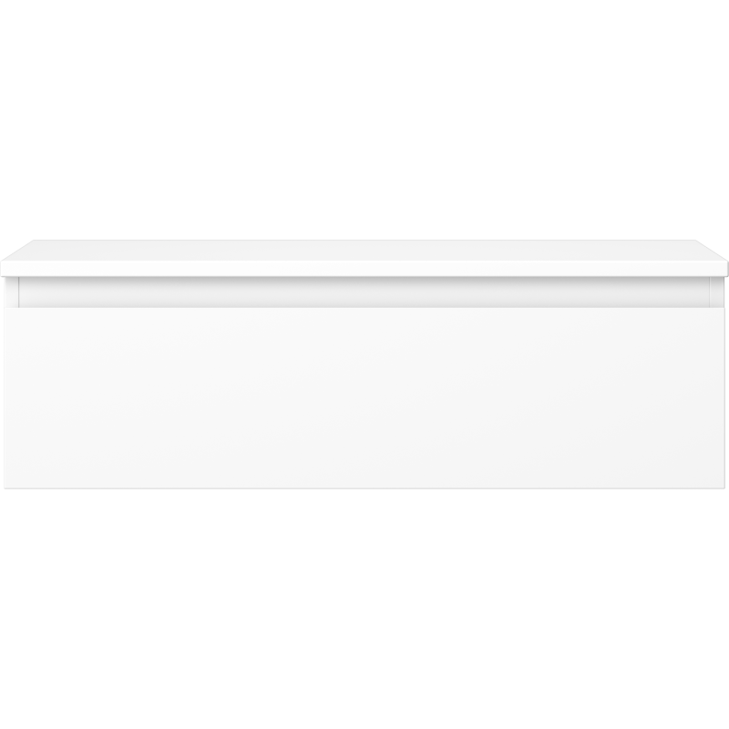 Mexen Orio bathroom cabinet under-sink 80 cm with countertop, 1 drawer, white matte - 91A10-08023-1-BFC01