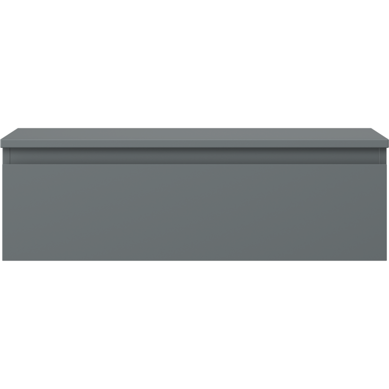 Mexen Orio Badeschrak ënner dem Waschbecken 80 cm mat Arbeitsplatte, 1 Tirang, Matte Grafit - 91A10-08023-1-BFC66