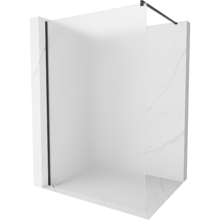 Mexen Kioto douchewand Walk-in 70 x 200 cm, matglas 8 mm, zwart - 800-070-101-70-30
