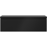 Mexen Orio badkamerkast onder de wastafel 80 cm met blad, 1 lade, zwart mat - 91A10-08023-1-BFC71