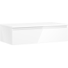 Mexen Orio badkamerkastje onder de wastafel 90 cm met blad, 1 lade, wit glans - 91A10-09023-1-BFC00
