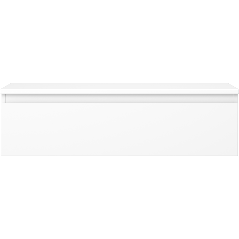 Mexen Orio badkamerkast onder wastafel 90 cm met blad, 1 lade, wit mat - 91A10-09023-1-BFC01