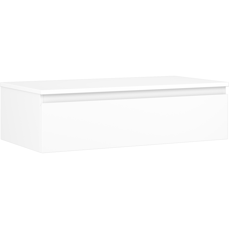 Mexen Orio kylpyhuonekaappi pesualtaan alle 90 cm, yksi laatikko, valkoinen matta - 91A10-09023-1-BFC01