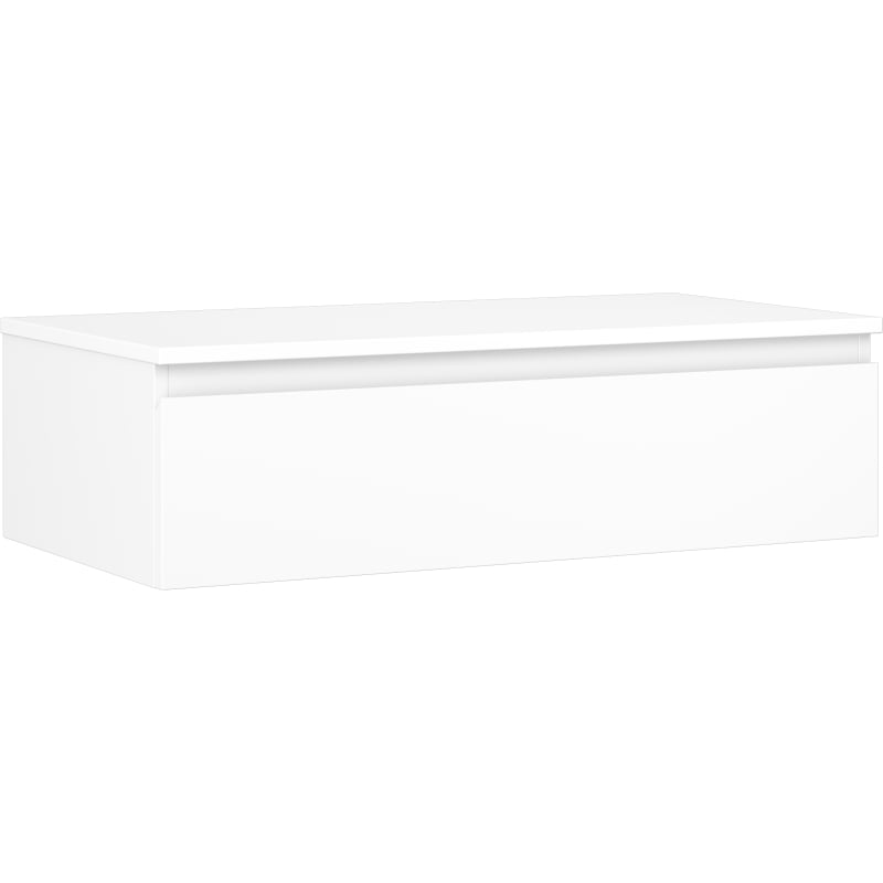 Mexen Orio vannitoa kapialus kraanikausi alla, 90 cm, lauaplaat, 1 sahtel, valge matt - 91A10-09023-1-BFC01
