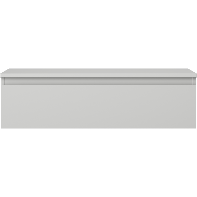 Mexen Orio badkamerkast onder wastafel 90 cm met blad, 1 lade, grijs mat - 91A10-09023-1-BFC62