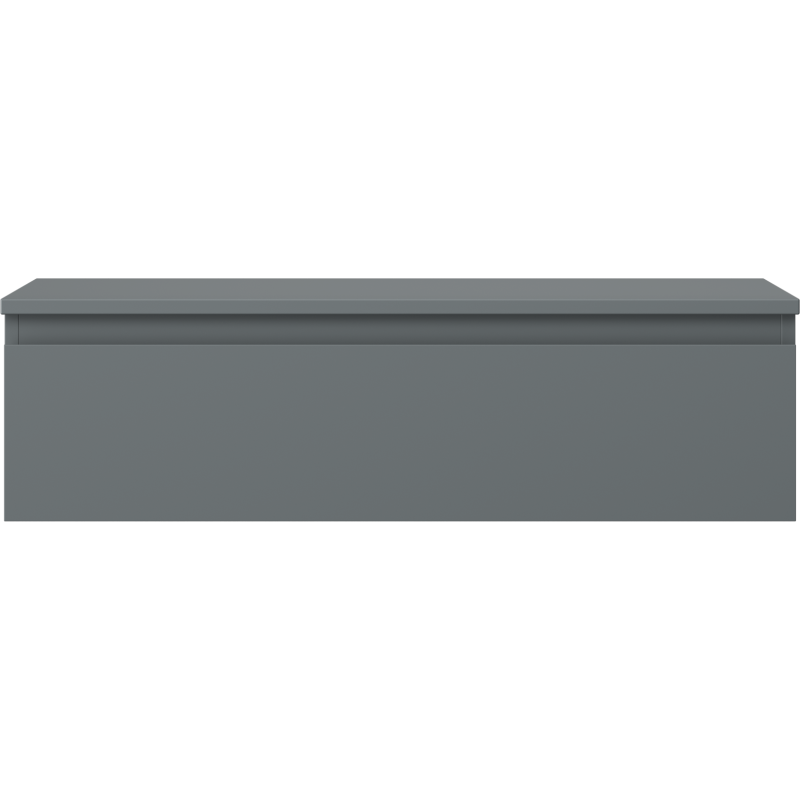 Mexen Orio badkamerkastje onder wastafel 90 cm met blad, 1 lade, grafiet mat - 91A10-09023-1-BFC66