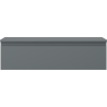 Mexen Orio Badezimmerschrank 90 cm mit Arbeitsplatte, 1 Schublade, Graphit matt - 91A10-09023-1-BFC66