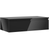 Mexen Orio szafka łazienkowa podumywalkowa 90 cm z blatem, 1 szuflada, czarna połysk - 91A10-09023-1-BFC70