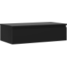 Mexen Orio Badezimmer-Unterschrank 90 cm mit Arbeitsplatte, 1 Schublade, schwarz matt - 91A10-09023-1-BFC71