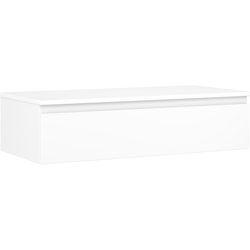 Mexen Orio kupaonski ormaric ispod umivaonika 100 cm s plohom, 1 ladica, bijela mat - 91A10-10023-1-BFC01