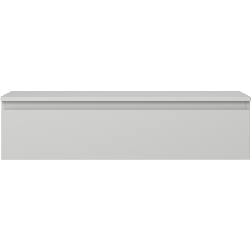 Mexen Orio Badezimmerschrank 100 cm mit Ablage, 1 Schublade, grau matt - 91A10-10023-1-BFC62