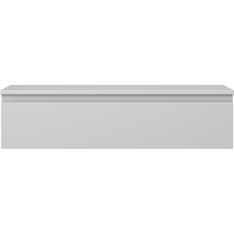 Mexen Orio gabinete de baño bajo lavabo 100 cm con encimera, 1 cajón, gris mate - 91A10-10023-1-BFC62