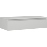 Mexen Orio Badezimmerschrank 100 cm mit Arbeitsplatte, 1 Schublade, grau matt - 91A10-10023-1-BFC62