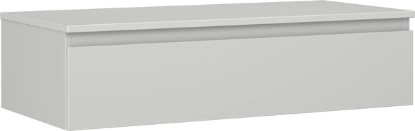 Mexen Orio meuble de salle de bains sous-vasque 100 cm avec plateau, 1 tiroir, gris mat - 91A10-10023-1-BFC62