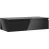 Mexen Orio Badezimmerschrank unter Waschbecken 100 cm mit Arbeitsplatte, 1 Schublade, schwarz glänzend - 91A10-10023-1-BFC70
