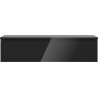 Mexen Orio Badezimmerschrank unter Waschbecken 100 cm mit Arbeitsplatte, 1 Schublade, schwarz glänzend - 91A10-10023-1-BFC70