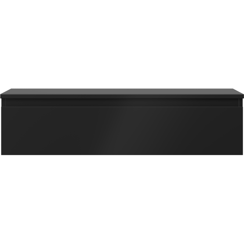 Mexen Orio bathroom cabinet for a washbasin 100 cm with countertop, 1 drawer, black matt - 91A10-10023-1-BFC71