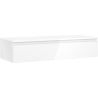 Mexen Orio Badezimmerschrank unter dem Waschbecken 120 cm mit Platte, 1 Schublade, weiß glänzend - 91A10-12023-1-BFC00