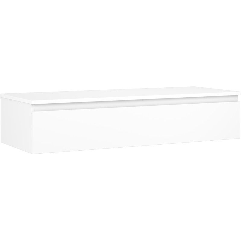 Mexen Orio vannitoakapp valamu alla 120 cm lauaga, 1 sahtel, valge matt - 91A10-12023-1-BFC01
